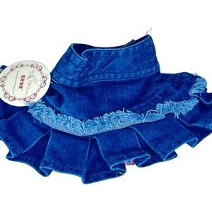 Denim cute skirt for dog